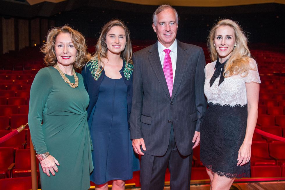 June Christensen, from left, Lauren Bush Lauren and Mark and Christie Sullivan at the SPA luncheon with Lauren Bush Lauren October 2014