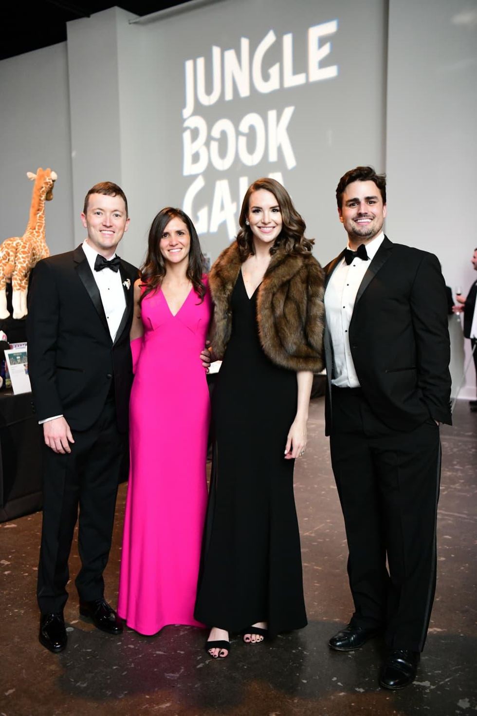 Jungle Book Gala 2019 Nick Carnrite and Kasey McNorton with Lauren and Lawson Gow
