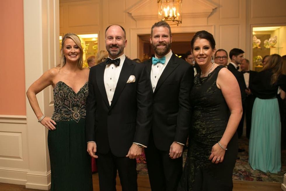 Junior League Gala, Feb. 2016, Amy Dunn, Kevin Black, Tony Bradfield, Mary Margaret Foerester