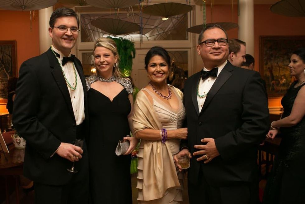 Junior League Gala, Feb. 2016, Anders Gibson, Julie Gibson, Sara Del Pozo, Ephraim Del Pozo