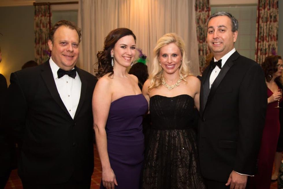 Junior League Gala, Feb. 2016, Brent Howard, Jennifer Howard, Abby Khatiblou, Ali Khatiblou