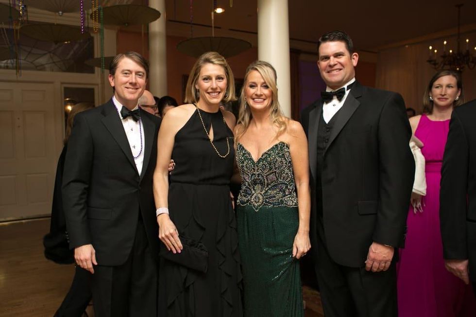 Junior League Gala, Feb. 2016, Jon Daly, Jennifer Daly, Amy Dunn, Kevin Comiskey
