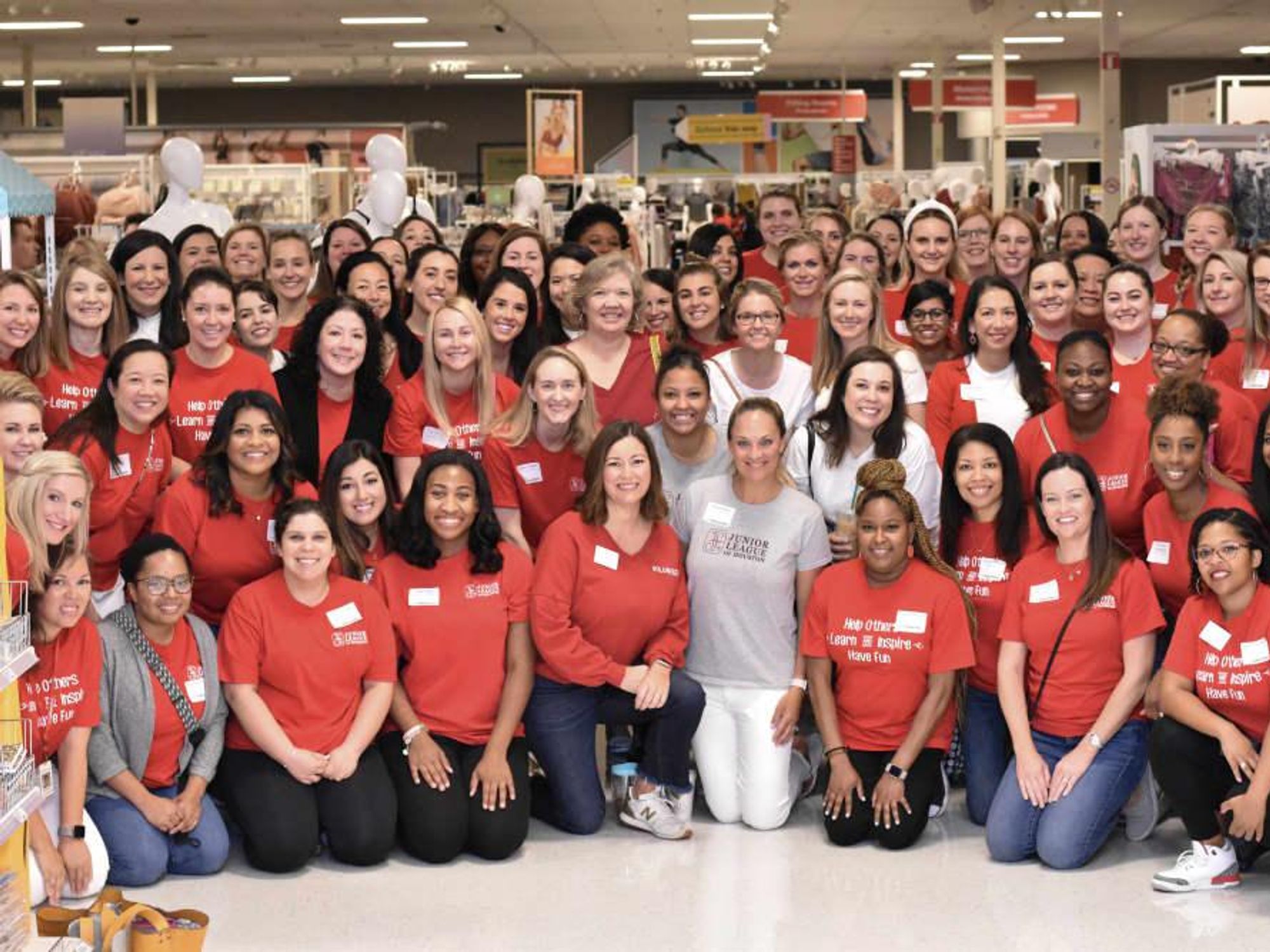 Junior League Houston Child Advocates shopping spree