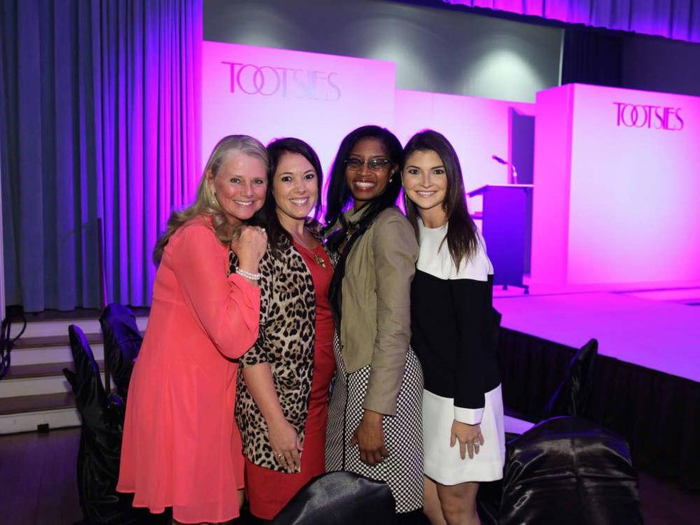 Junior League luncheon, 9/16, Joni Hruska Fichter, Hannah Gelbs, Shannon Buggs, Peyton Wallace