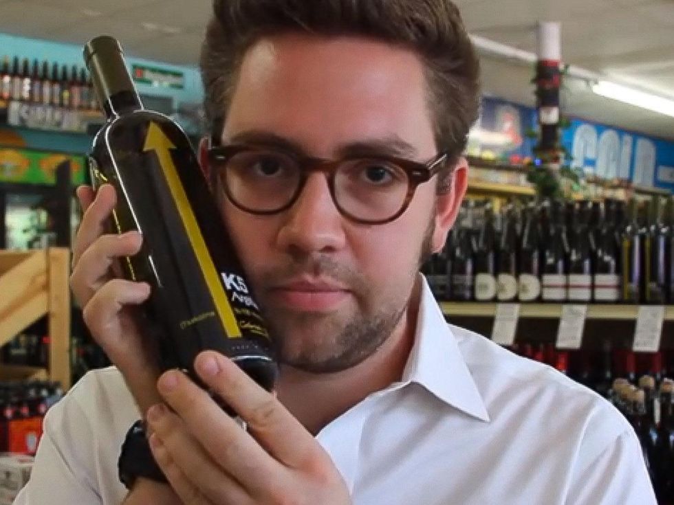 Justin Vann sommelier PSA Wines video still May 2013