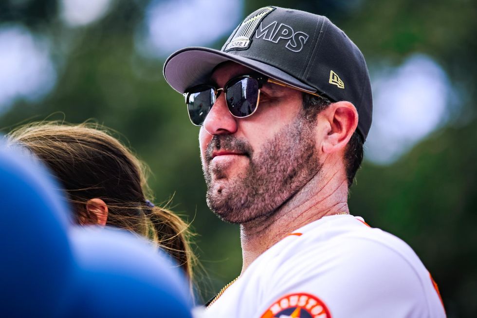 Justin Verlander Houston Astros World Series downtown parade 2022