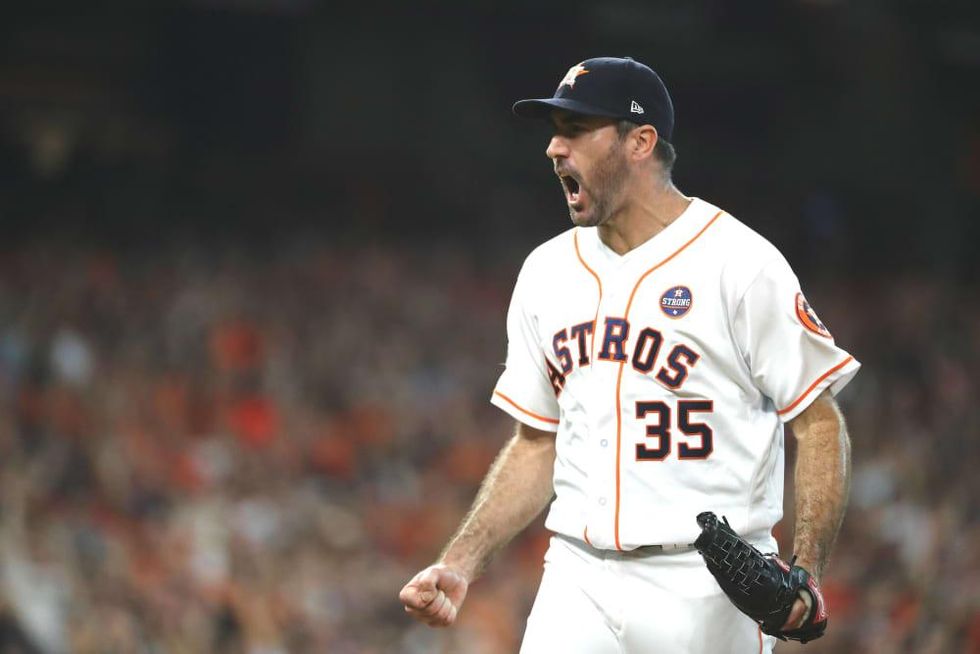 Justin Verlander yelling