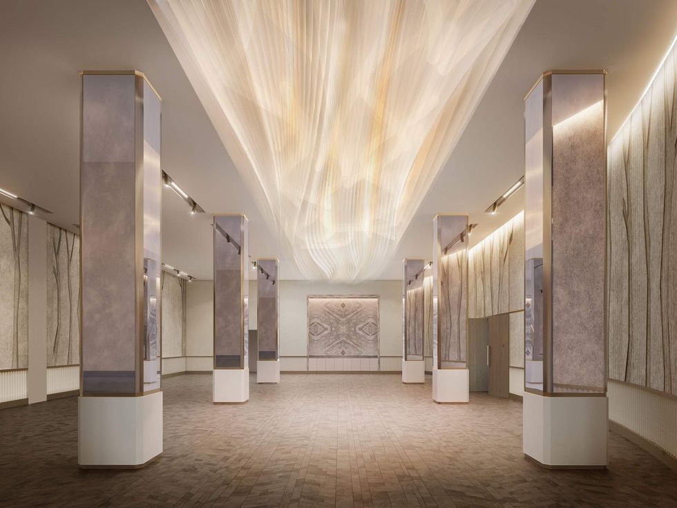 JW Marriott Houston Downtown ballroom rendering