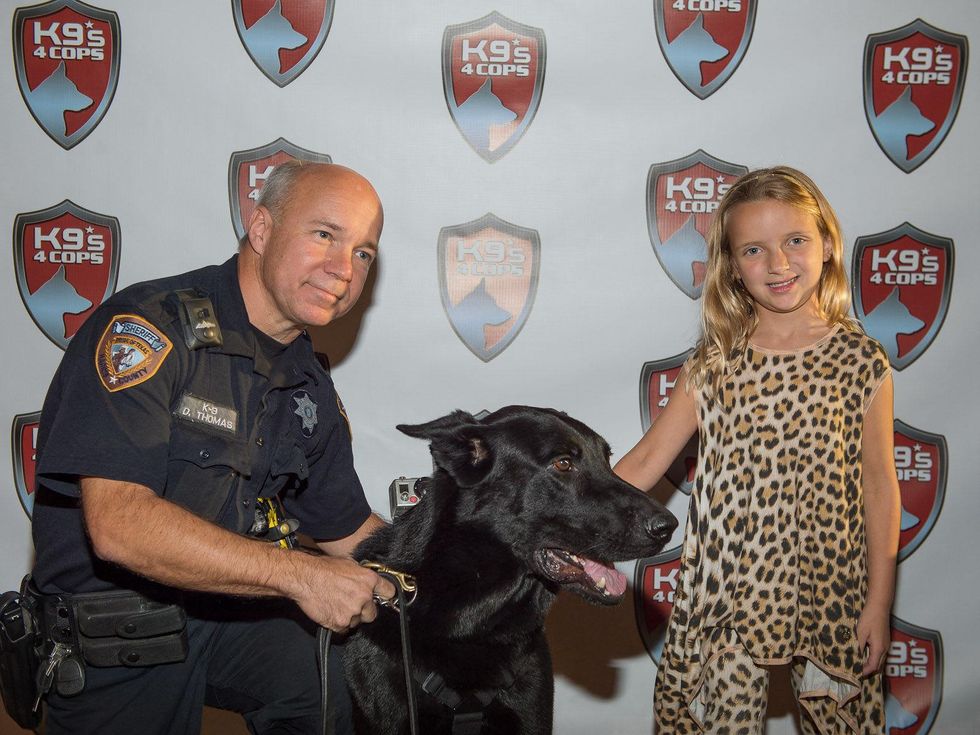 K9s4COPS benefit, September 2012, Harris County Sheriff's Dept. Deputy Dave Thomas, K9 Boomer, Sinclair Schiller