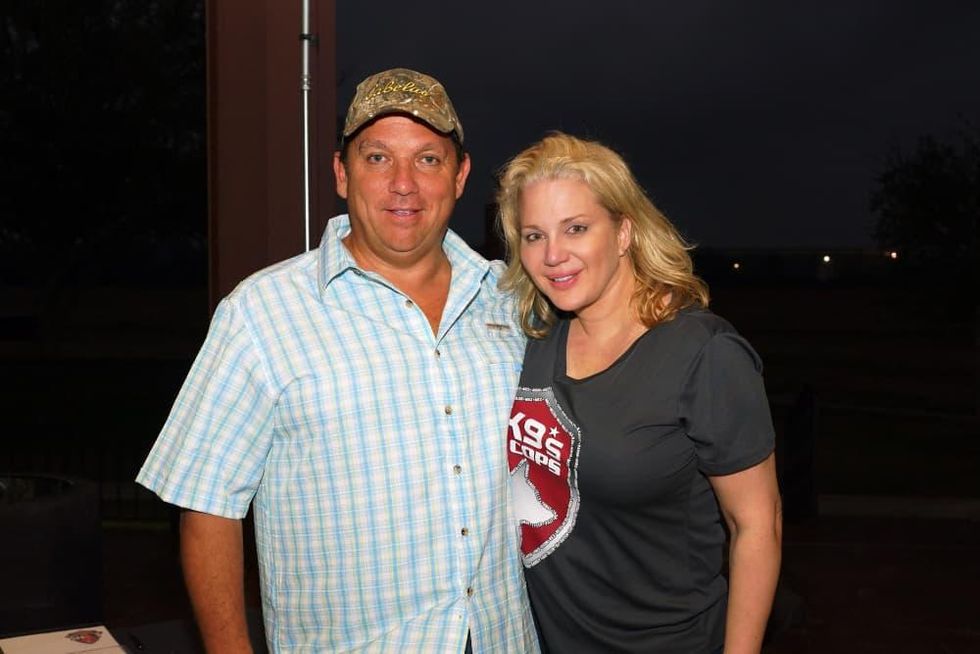 K9s4Cops clay shoot, Feb. 2016, Tony Buzbee, Kristi Schiller