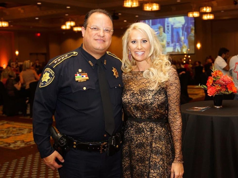 K9s4COPS Gala Precinct 1 Constable Alan Rosen and Chair Laurie Krohn