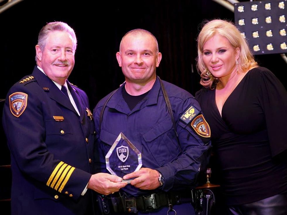 K9s4COPS Gala Sheriff Ron Hickman, Sgt. Chris Moore and Kristi Schiller