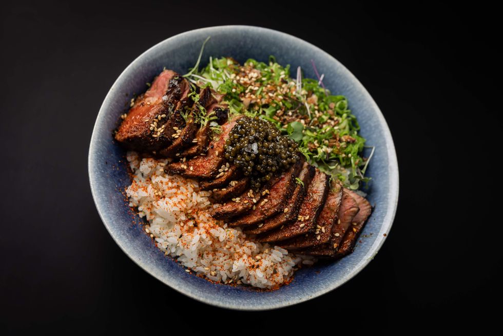 Kaisen Sushi Houston steak bowl