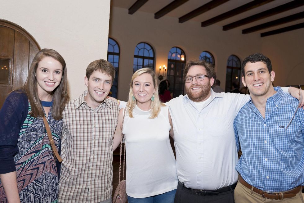 Kaitlin McLaughlin, from left, Alex Howe, Amy Lyus, Kevin Tofsky and Daniel Barvin at the Camp for All event September 2014