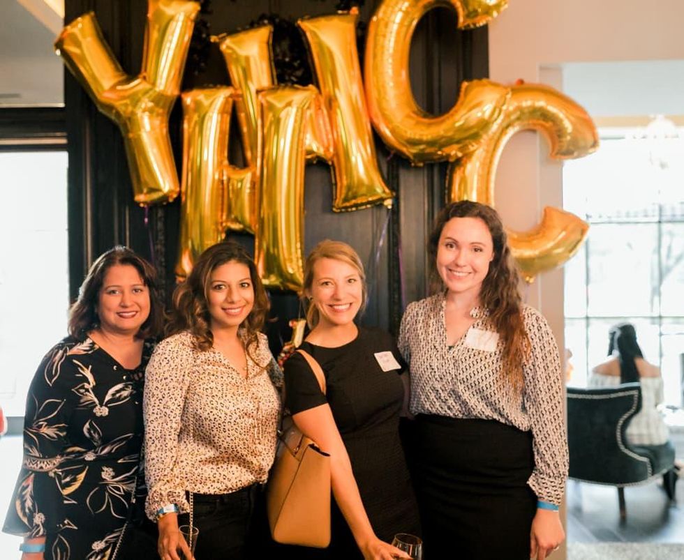 Kaitlyn King, Bina Vachhani, Karishma Asrani, and Leigh Ann H