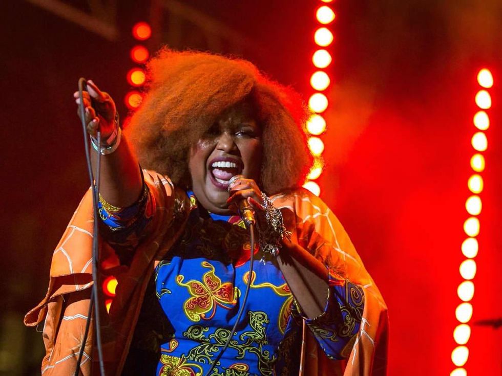 Kam Franklin The Suffers at Super Bowl Live