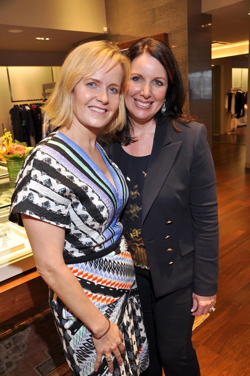 Kara Ross, Julie Roberts at Elizabeth Anthony