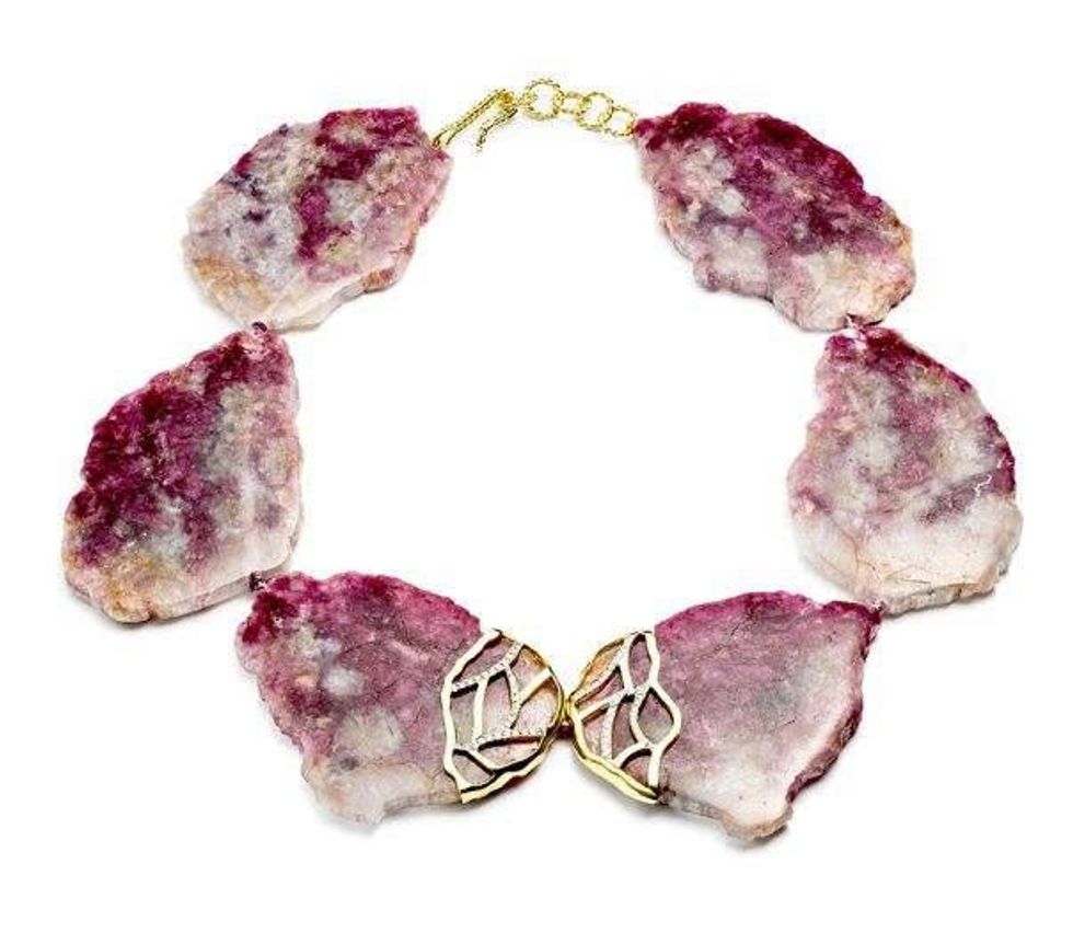 Kara Ross Raw Ruby Necklace