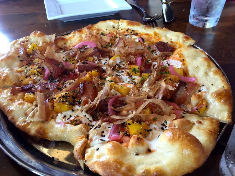 Karbach Brewing Co pizza