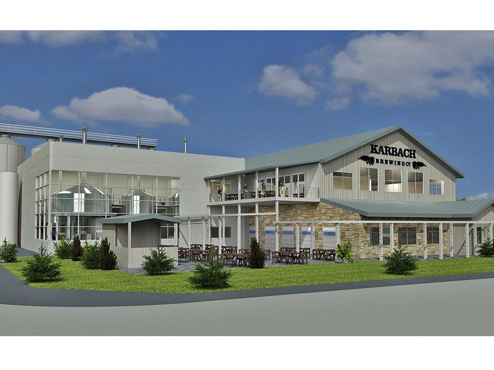 Karbach Brewing Co. rendering for new tap house December 2013 THIS WITH WHITE SPACE SO ENTIRE BUILDING IS IN PIC