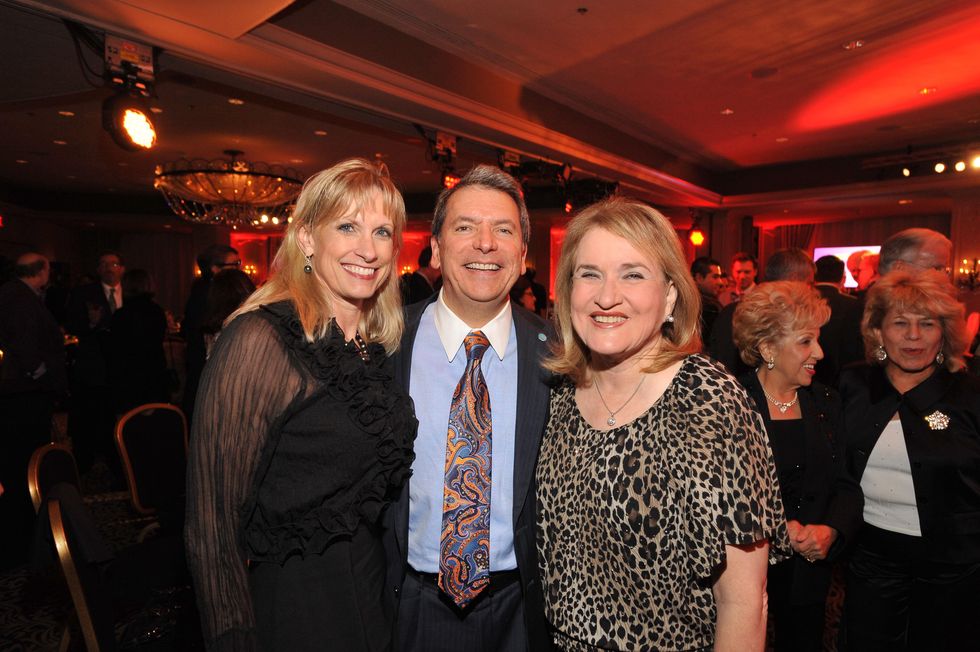 Karen and Roland Garcia, from left, with Sylvia Garcia at the Houston Arts Alliance event with Rita Moreno May 2014