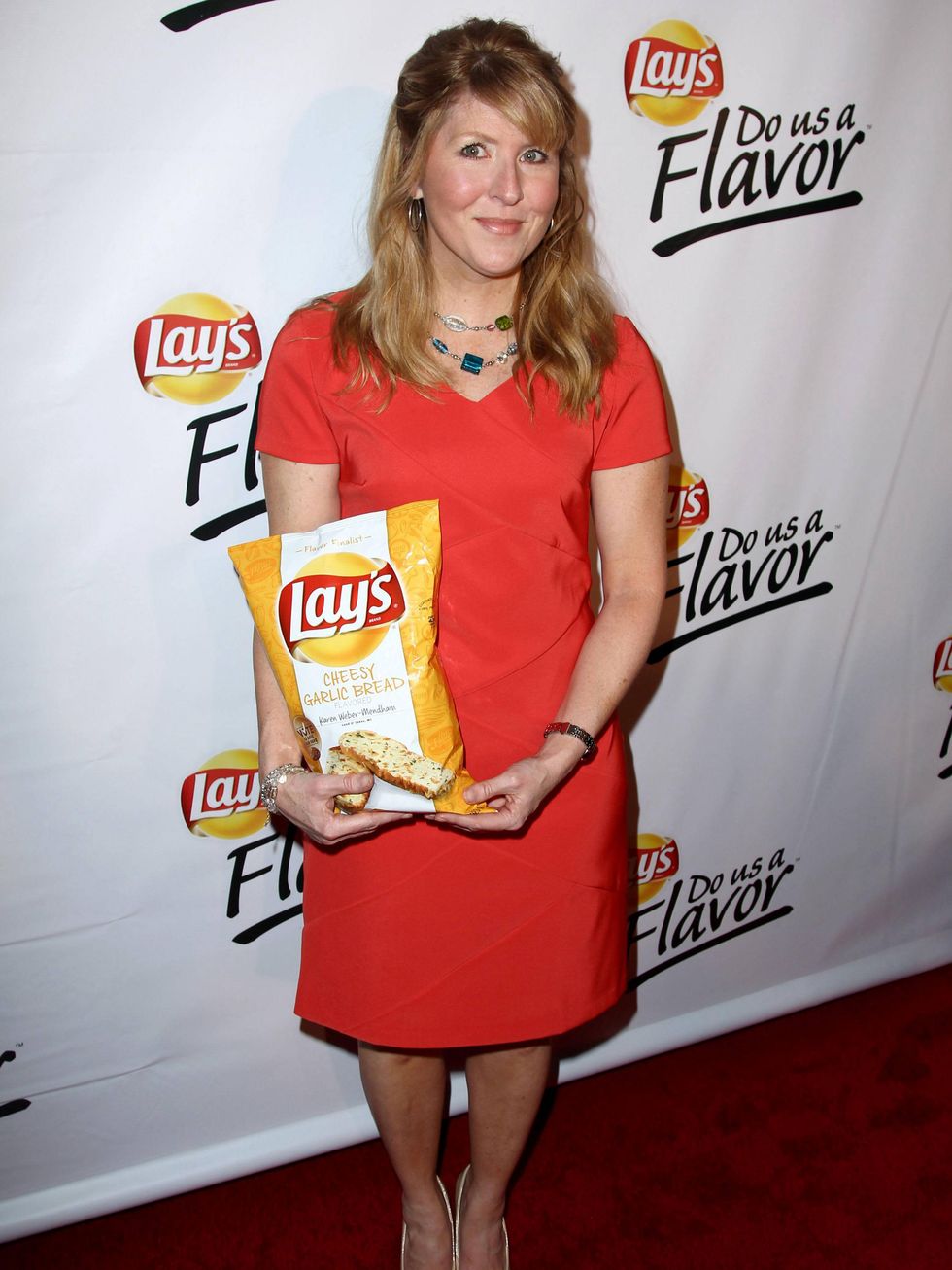 Karen Weber-Mendham Lay's Cheesy Garlic Bread