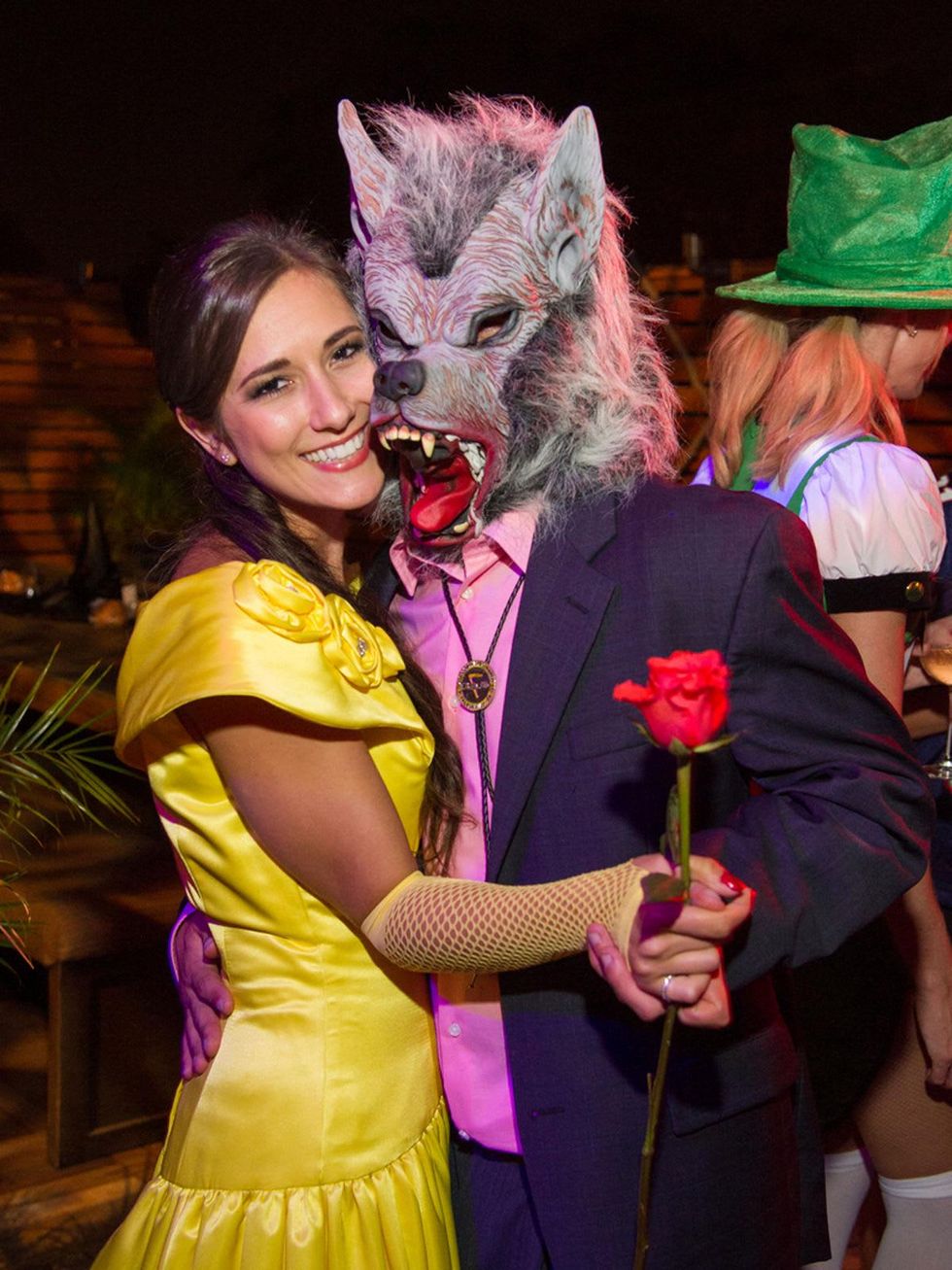 Kari and Noah Wexler at the St. Luke's PULSE Saints & Sinners Halloween party October 2013