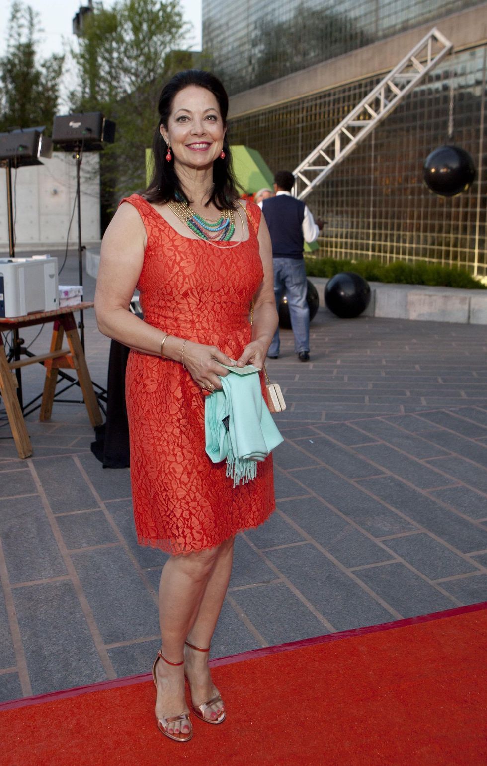 Karol Barnhart at the Glassell School benefit and auction May 2014
