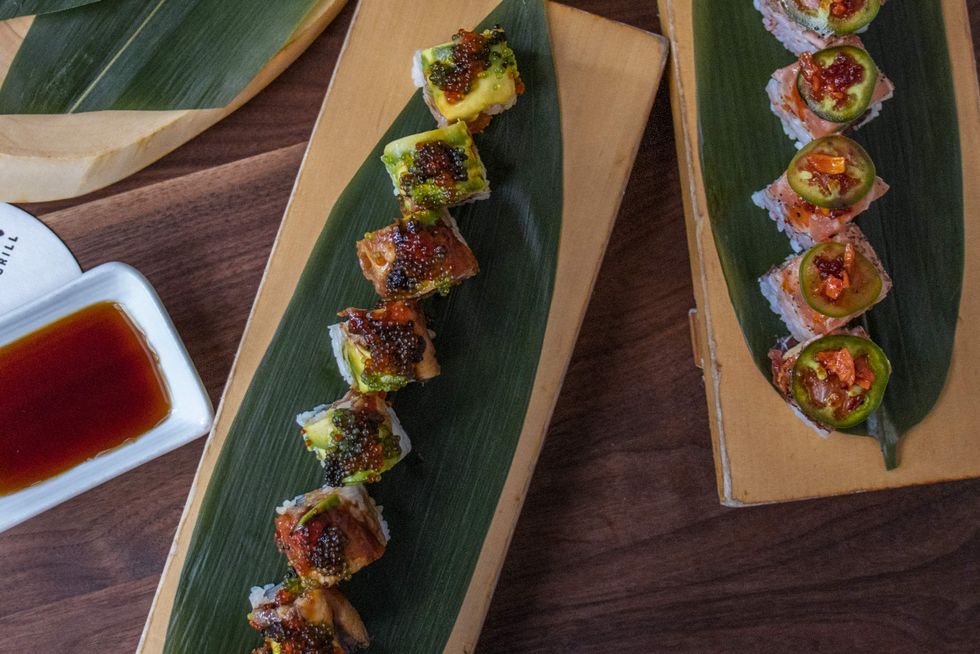 Kata Robata sushi rolls