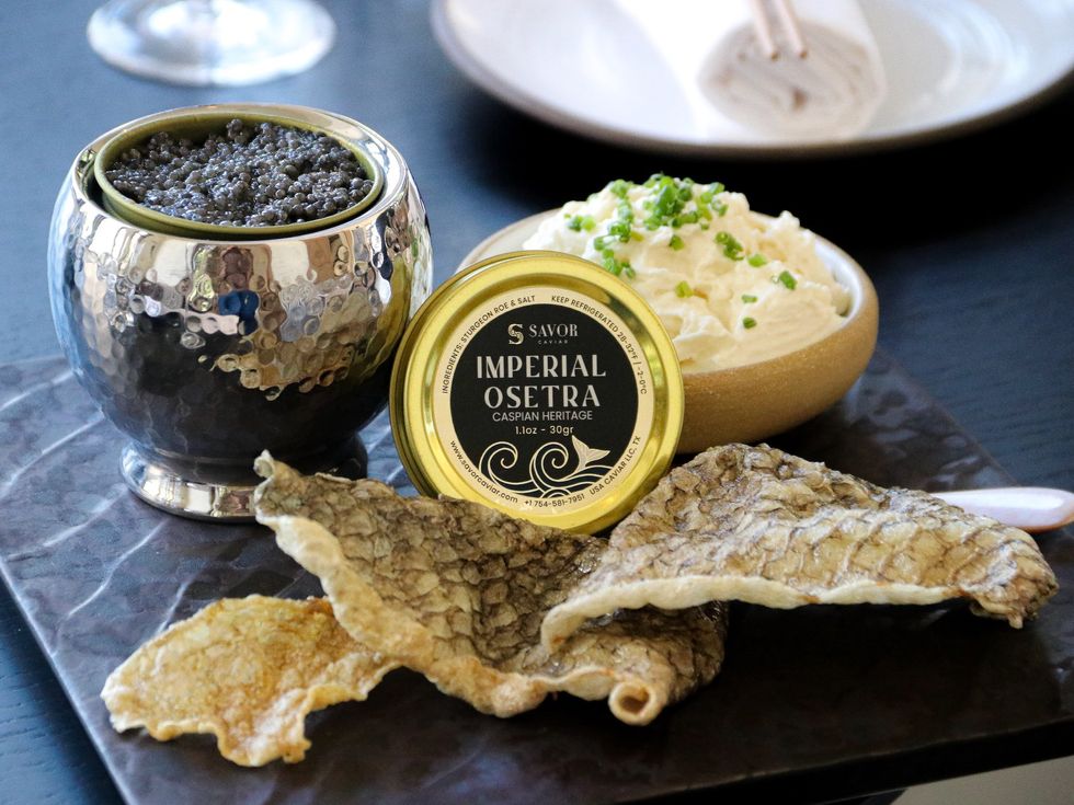 Katami  caviar service
