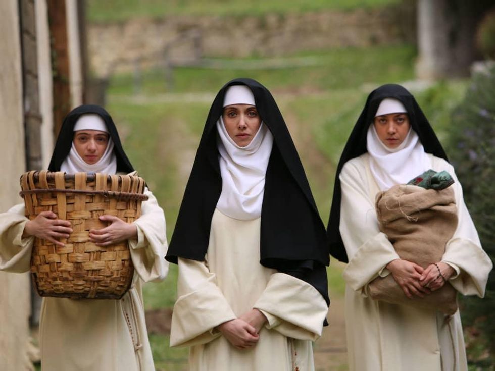 Kate Micucci, Alison Brie, and Aubrey Plaza in The Little Hours