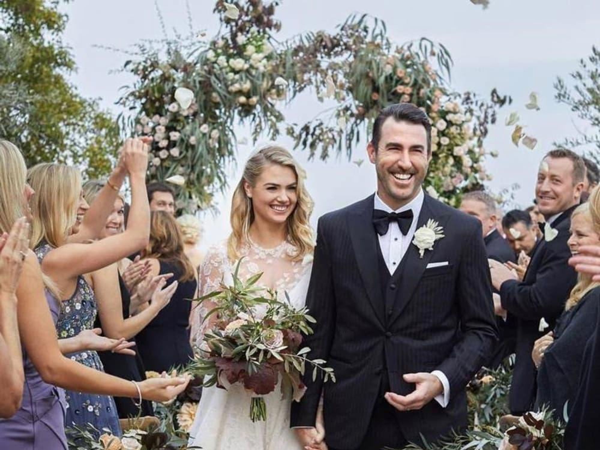 Kate Upton Justin Verlander wedding photo