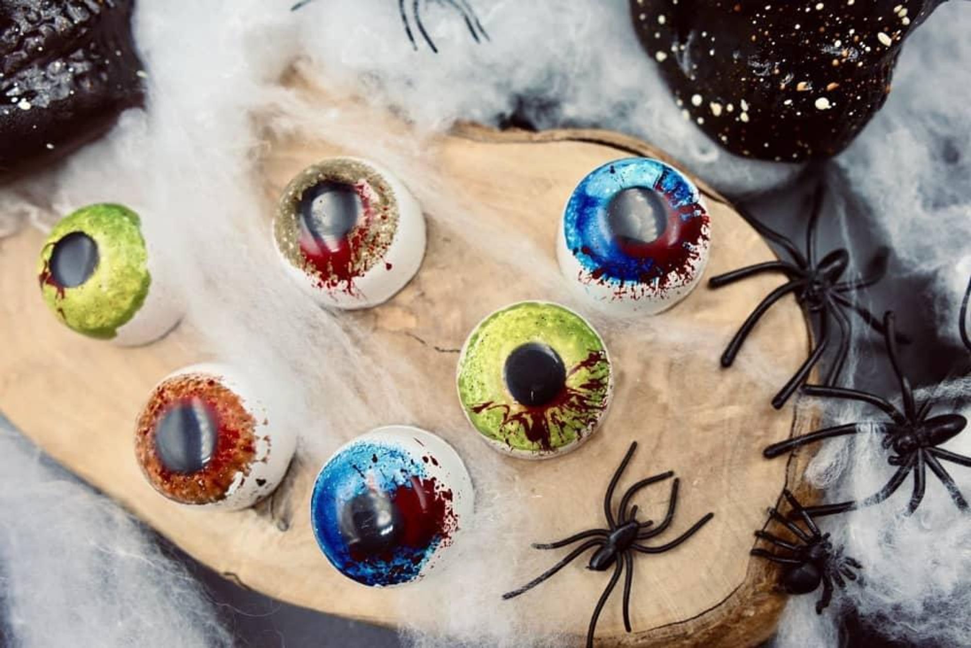 Kate Weiser Chocolate Halloween eyeballs