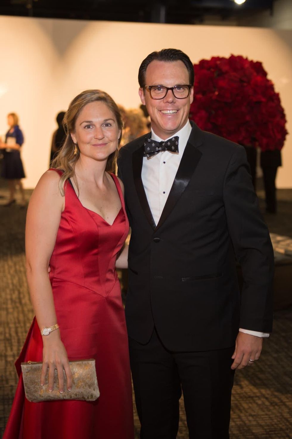 Katherine Thomasson and Michael Talbot at Houston Grand Opera opening night 2017