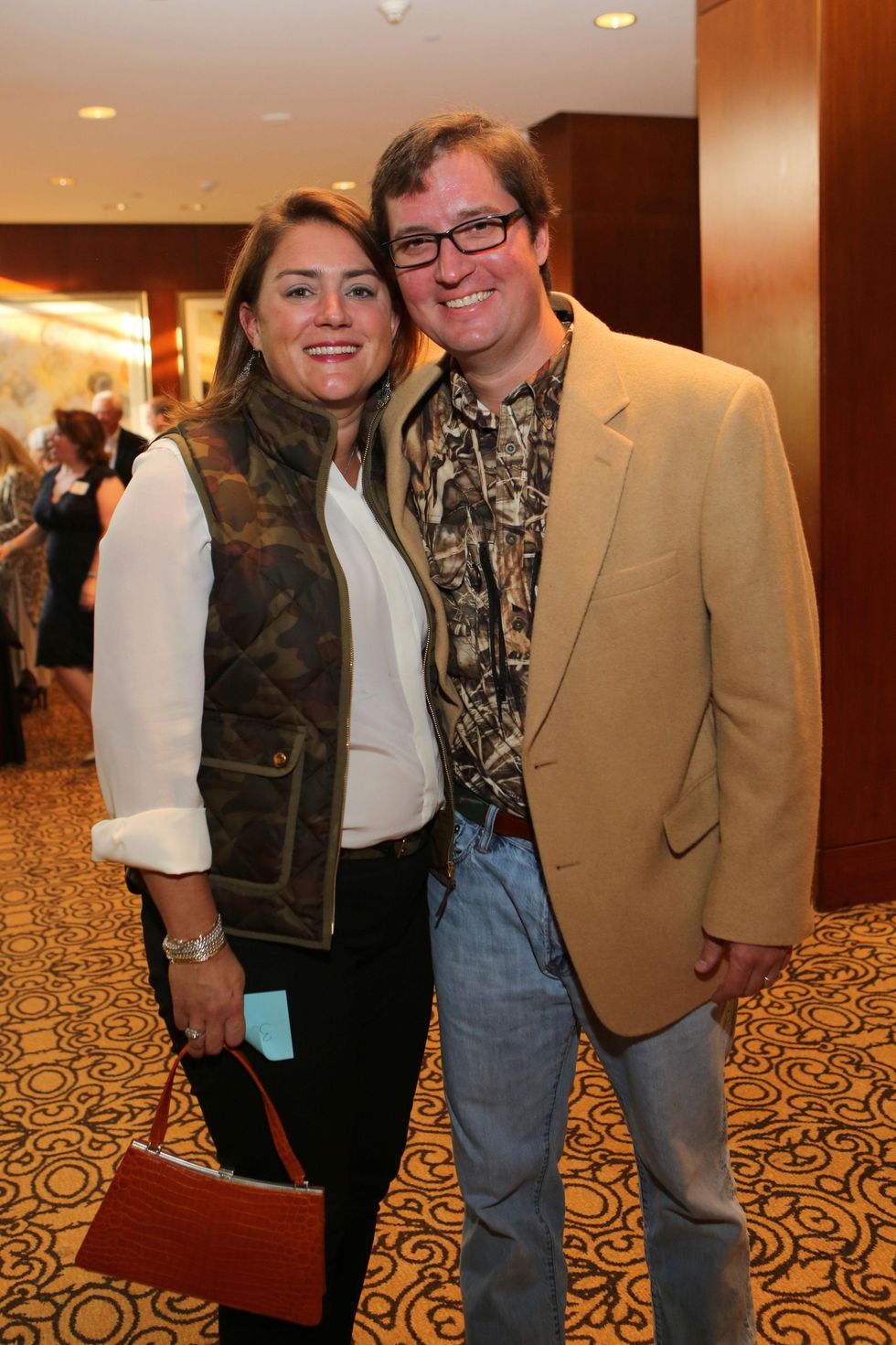 Kathryn and Adam Roark at the LifeHouse Houston Duck Dynasty dinner September 2014