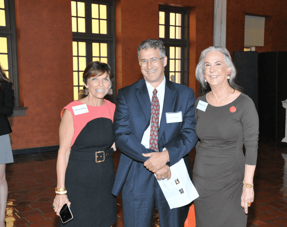 Kathryn McNiel, Jim Granato, Ramona Davis at Hobby Center for Public Policy lunch