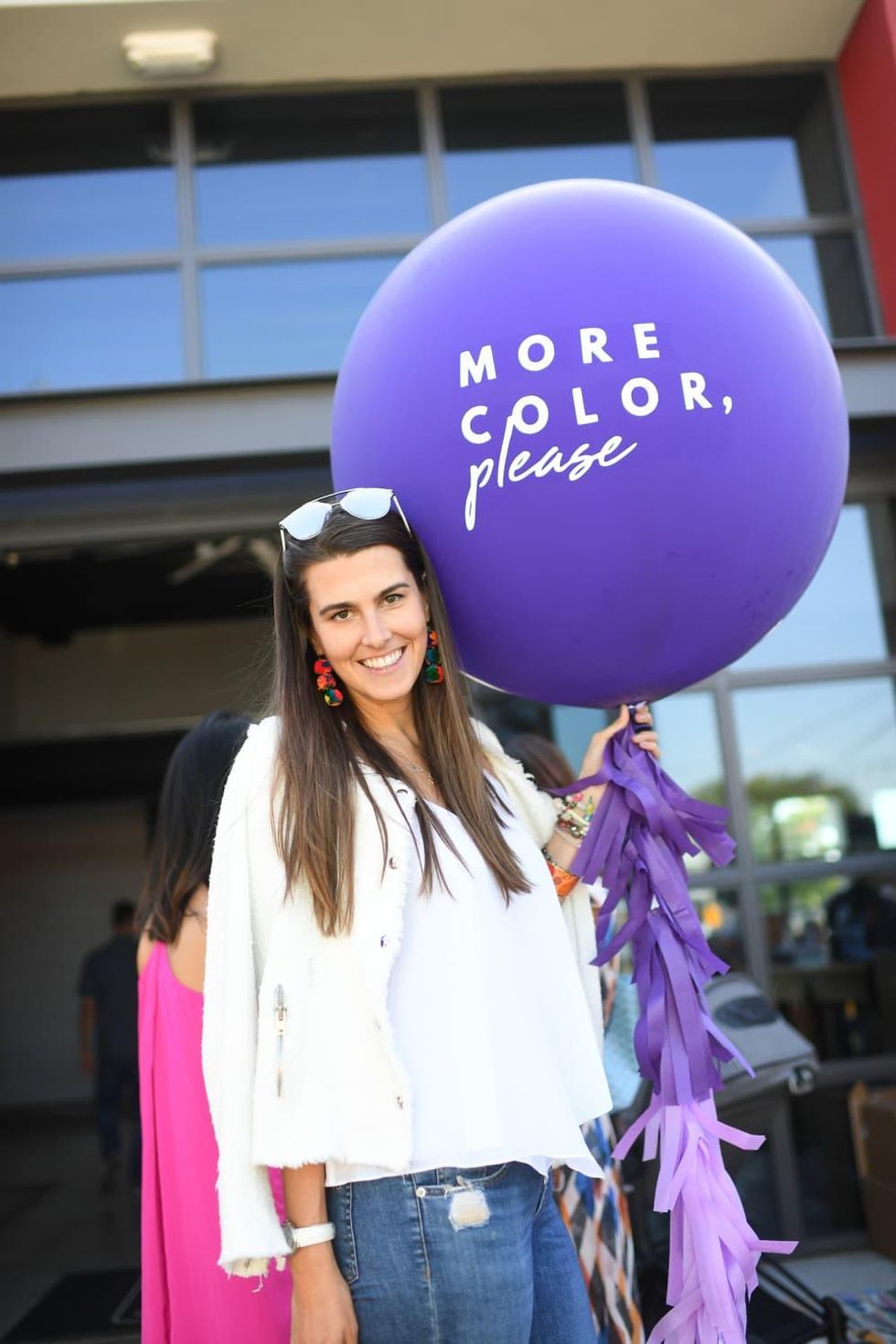 Kathryn Swain at More Color Please launch