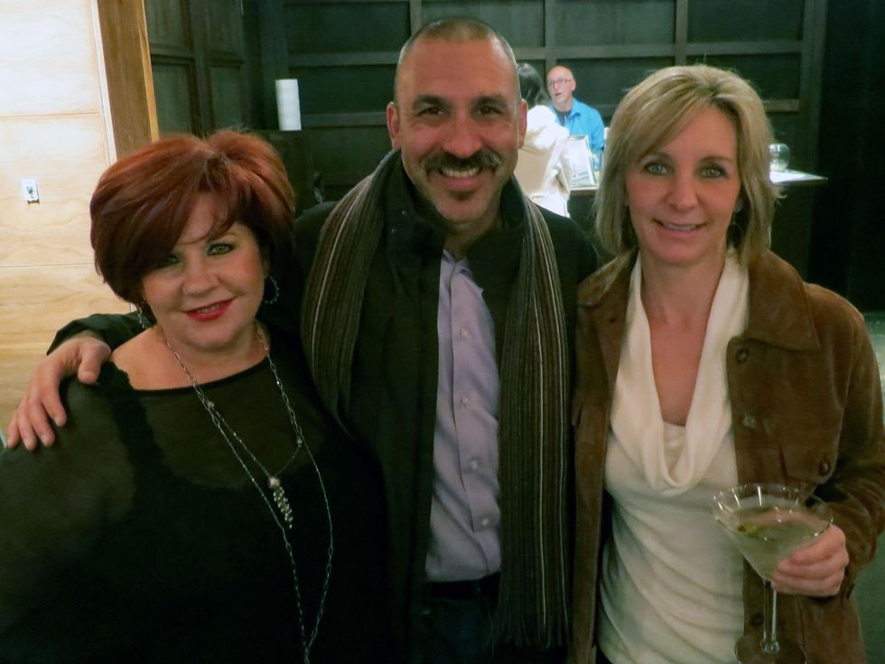 Kathy Bartlett, from left, Sunjay Arya and Ria Van Dright at the Rescued Pets Movement launch party at Ibiza November 2013