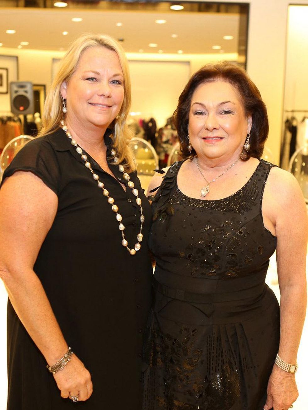 Kathy Cullen McCord, left, and Rose Cullen at the Winter Ball kick-off event
