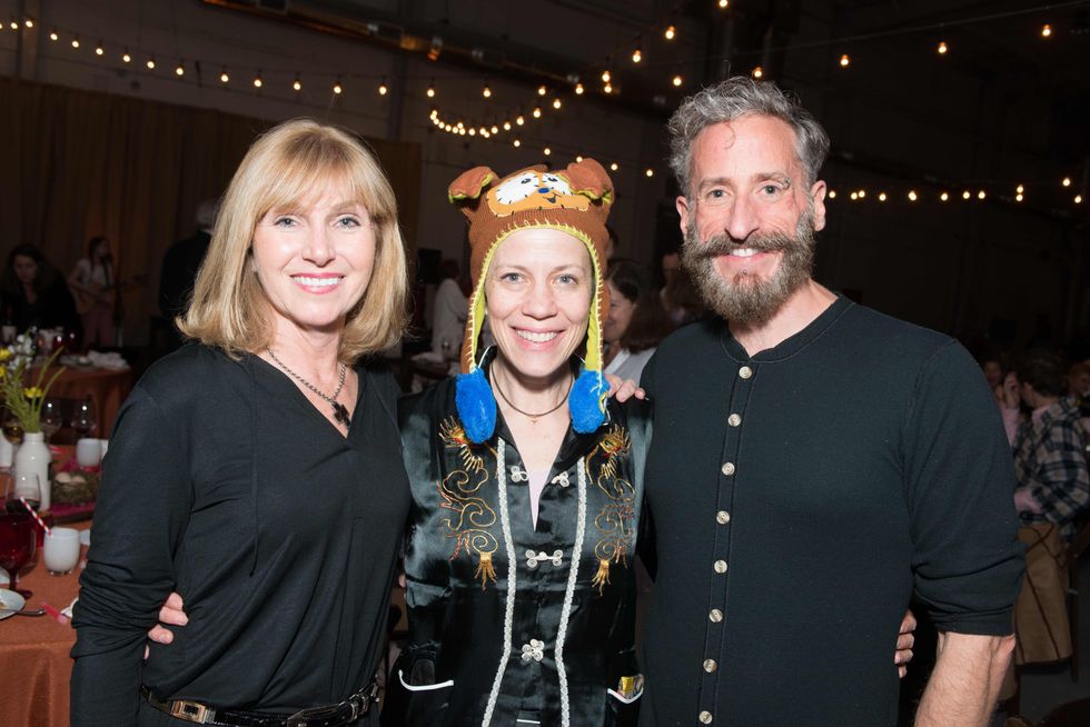 Kathy Harrison, from left Jane Weiner and Michael Bartha at the Hope Stone Gala March 2014