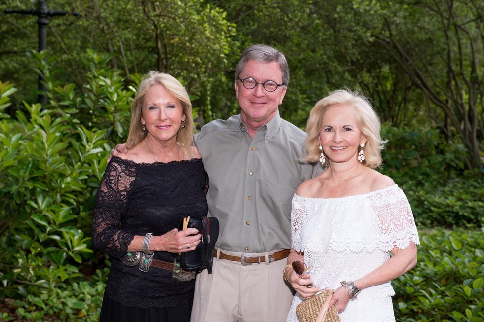 Kathy O'Neil, from left, Phil Ferguson and Marsha Parker at UTHealthLIVE! April 2015