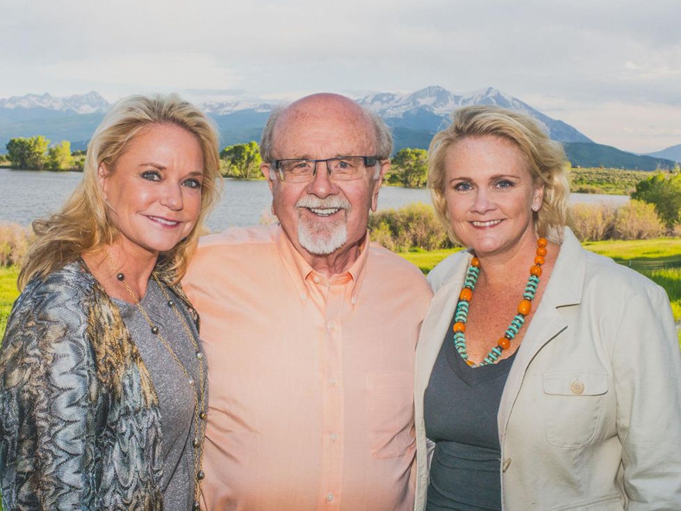 Katie Cullen, from left, Jim Earthman and Addie Pappous at UST in Colorado June 2014