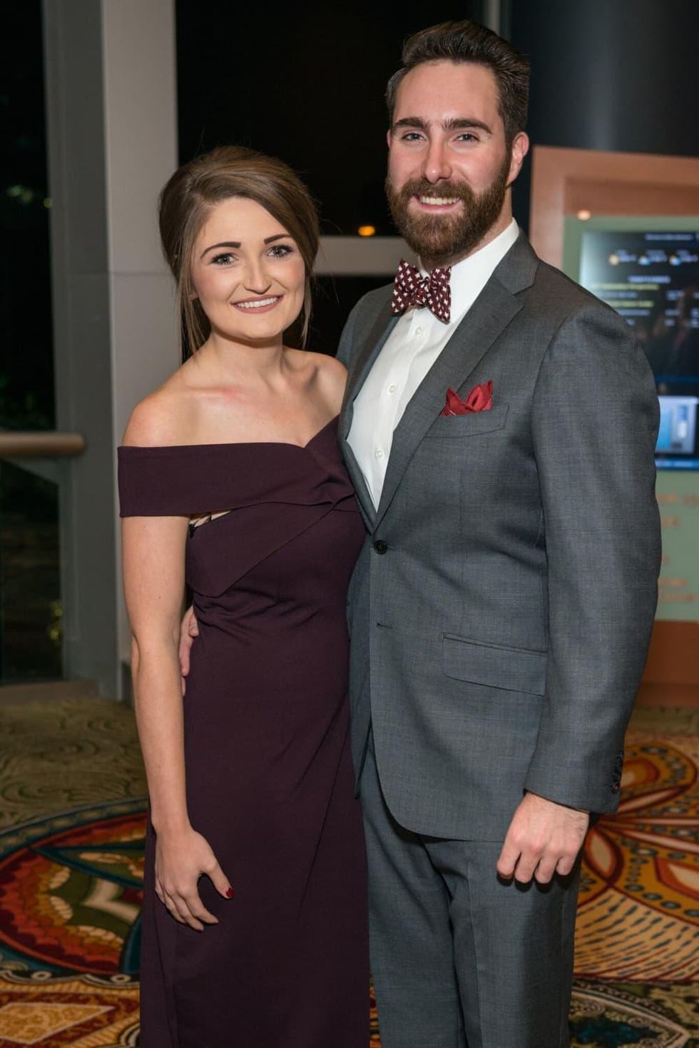 Katie Lingafelter and Joseph Francisco at MD Anderson Legends dinner