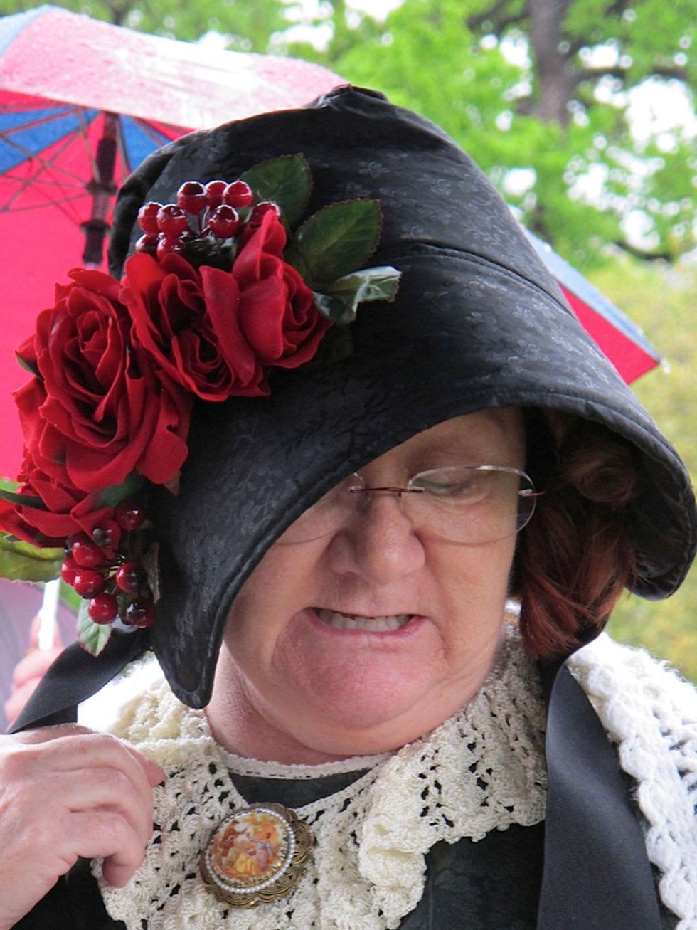 Katie Oxford Fifth Annual Jane Long Festival and Lecture Series September 2014 Historian, Helen D. Mooty, as Jane Long