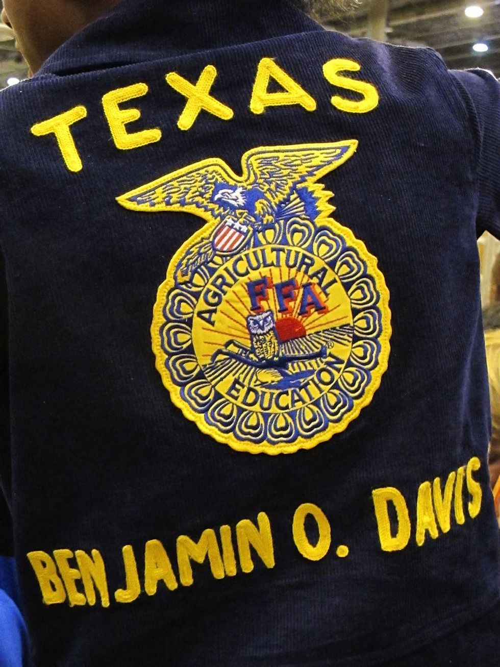 Katie Oxford Houston Rodeo FFA March 2015 Future Farmer of America member from Benjamin O. Davis, Jr. High School.