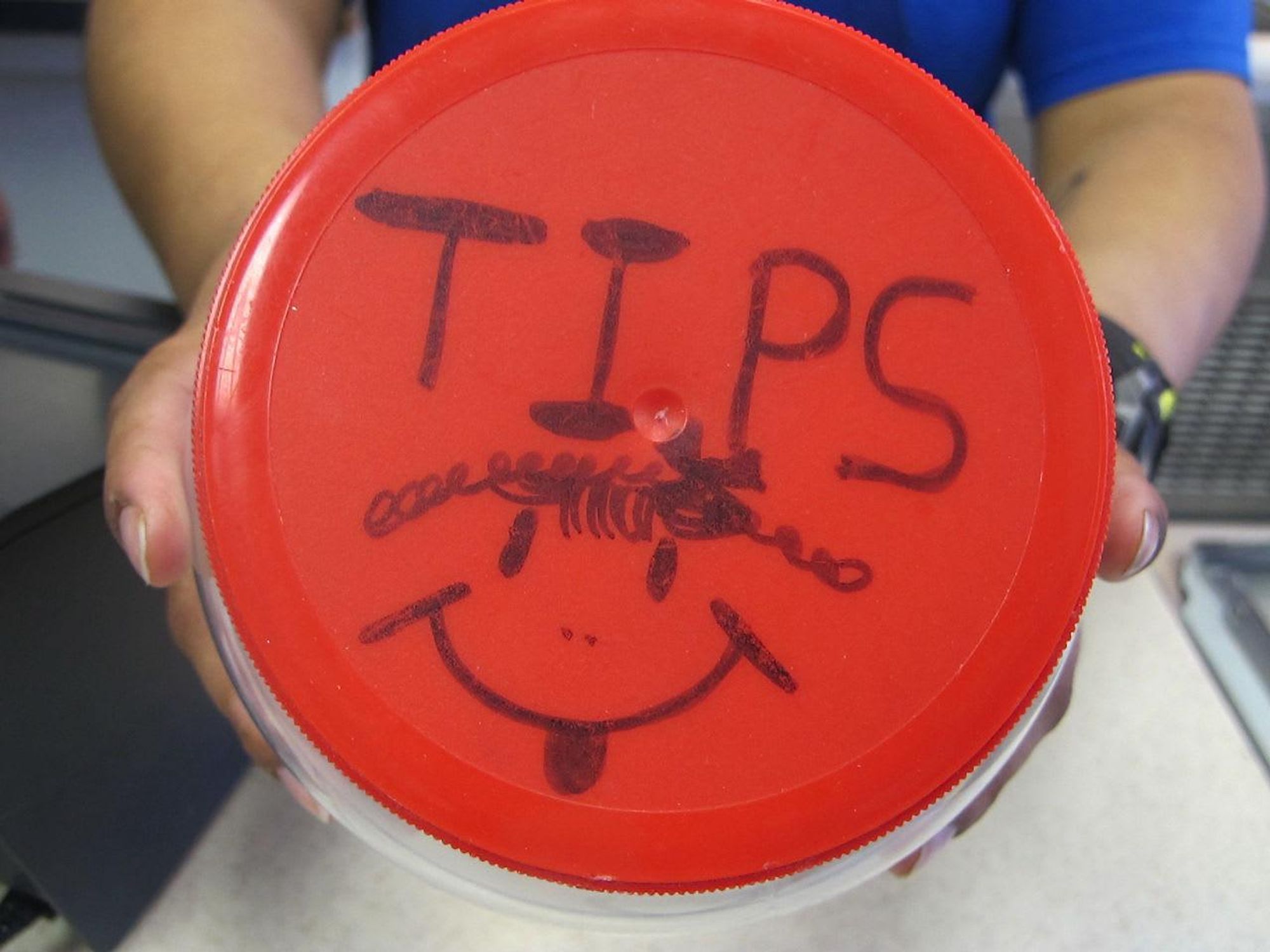 Katie Oxford tips tip jar February 2015