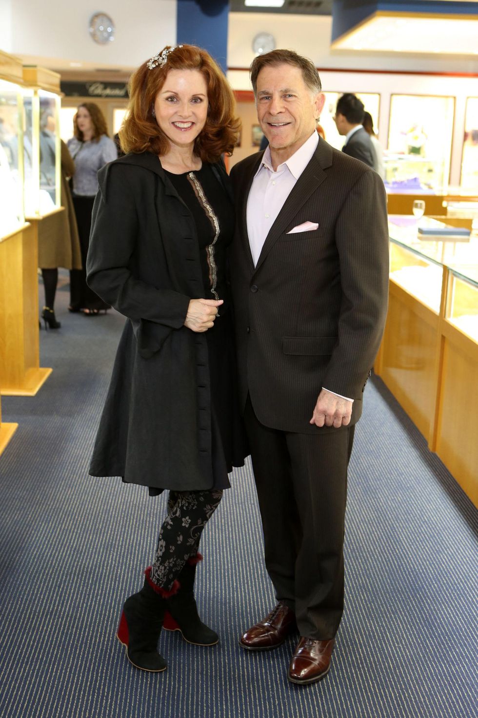 Katina Pontikes and Monty McDannald at the Alley Theatre Gala Kick-Off March 2015