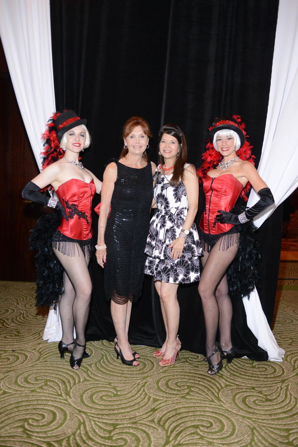 Kayla Lehmann, left, and Paula Walter at Nora's Home Gala May 2014