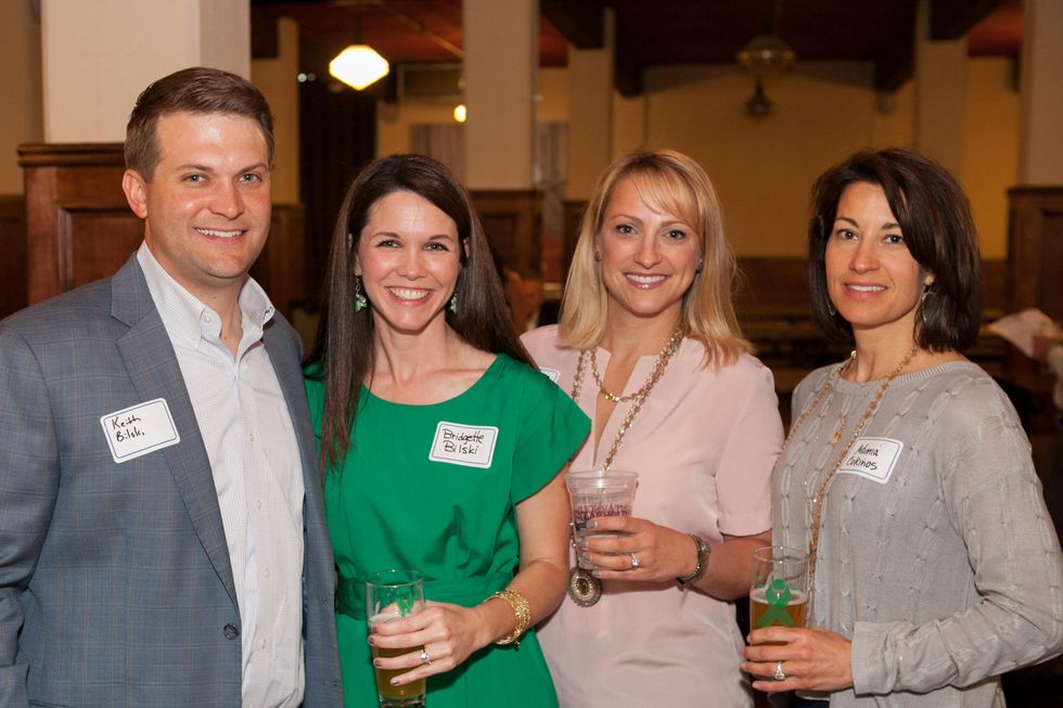 Keith and Bridgette Bilski, from left, Joelle Derrick and Adonia Cokinos at the PALS event June 2014