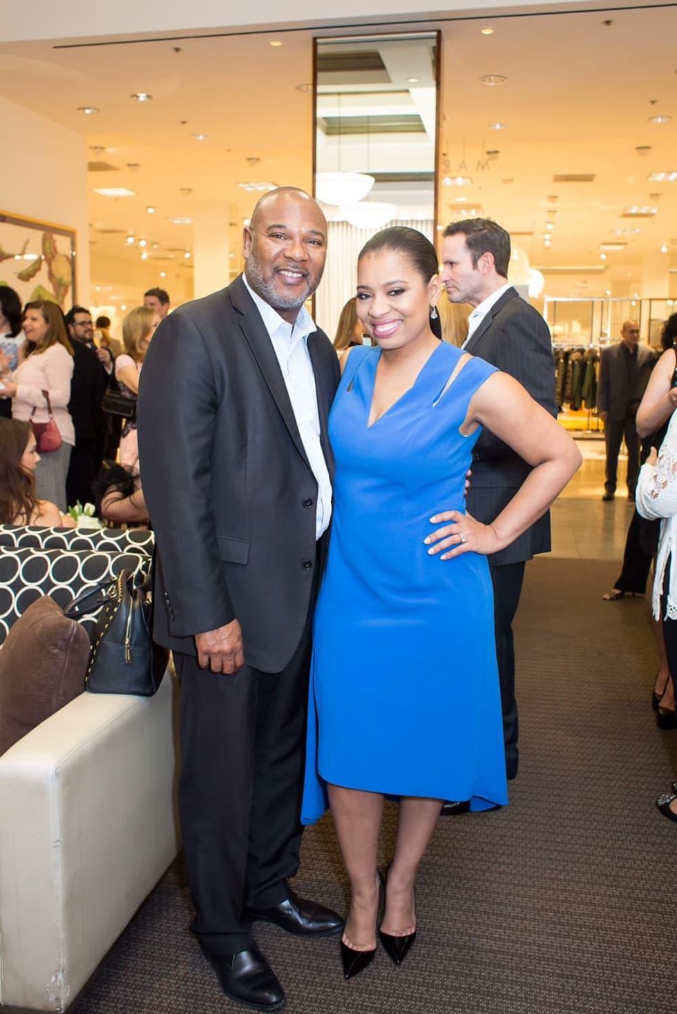 Keith McWilliams, Shawntell McWilliams at International Mother's Day Soiree Kickoff